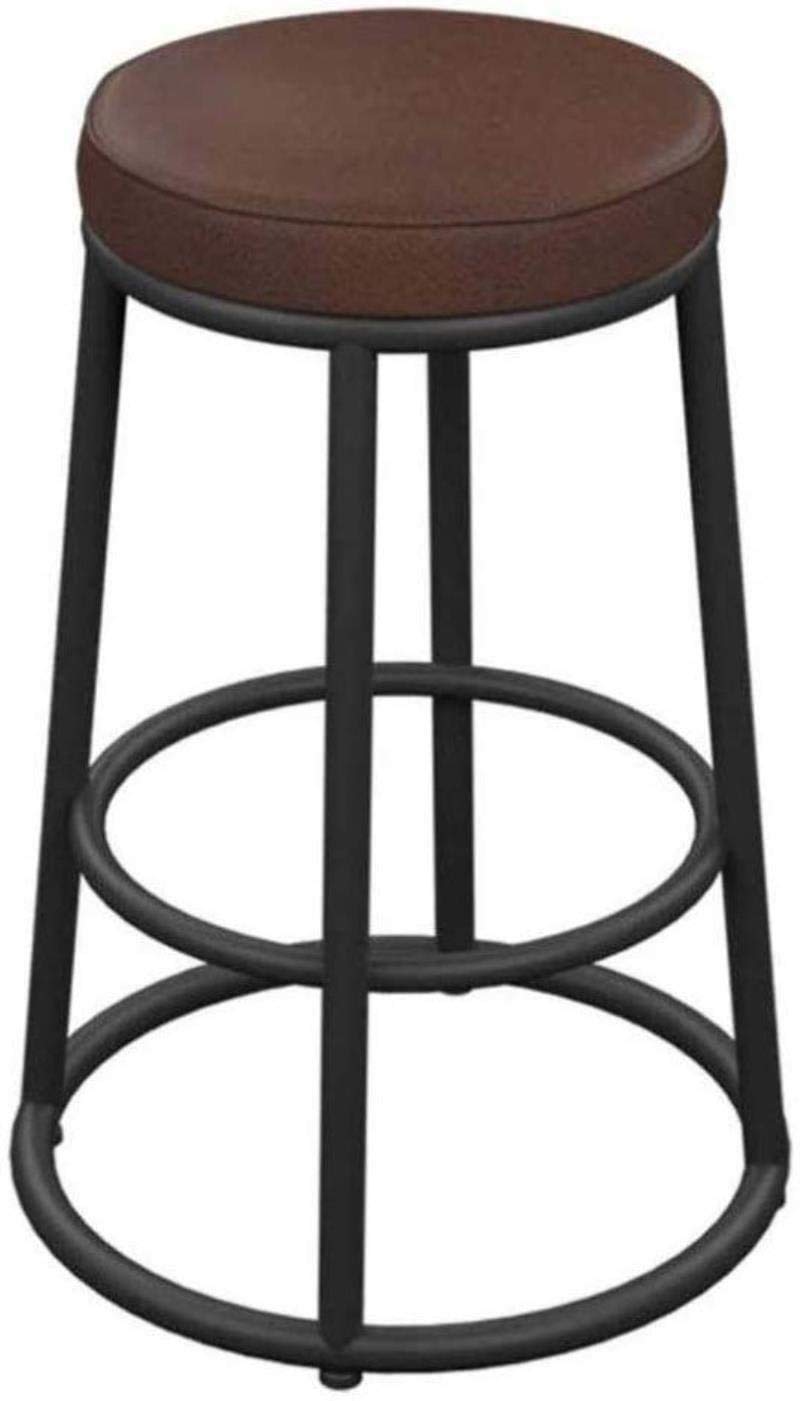 INDIAN DECOR. 45280 Breakfast Bar Stool High Chair with Round Cushion