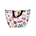 JASSINS Waterproof Picnic Insulated Fashion Lunch Cooler Tote Bag Travel Zipper Organizer Box,A70-Flower