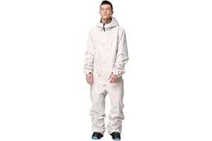 RIUIYELE Womens Mens One Pieces Ski Suits Jumpsuits Insulated Waterproof Snowsuits Winter Outdoor Snowboard Coveralls