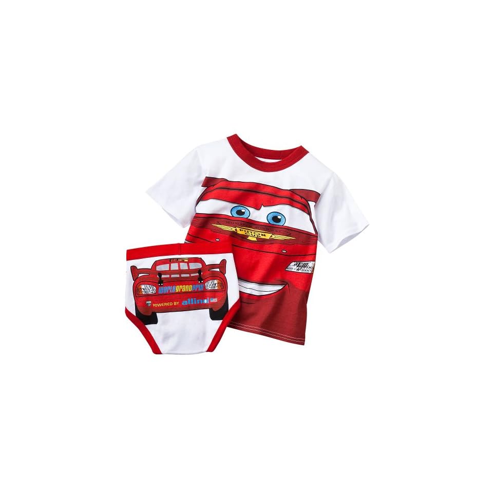 Disney/Pixar Cars Lightning McQueen 2 pc. Underwear Set (8) Clothing on