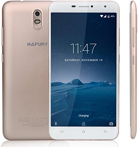 CUBOT HAFURY UMAX 6 inch 3G GSM WCDMA Unlocked Dual Sim Smartphone 4500 mAh Battery Android 7 16GB ROM+2GB RAM 13MP+5MP Dual Camera WFI GPS-Golden