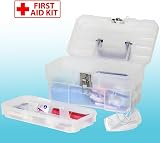 Akro-Mils 09514CFT 14-Inch Plastic Art Craft Storage Tool Box Semi-Clear view 8
