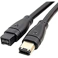 chenyang CY 9 PIN / 6 PIN BETA FireWire 800 - FireWire 400 9-6 Cable IEEE 1394B 1.8m Black