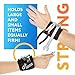 MGNETICO Magnetic Wristband: Adjustable Black Band with 10 Neodymium Magnets To Hold Metal Items Nearby Plus 7 In 1 Screwdriver Pen
