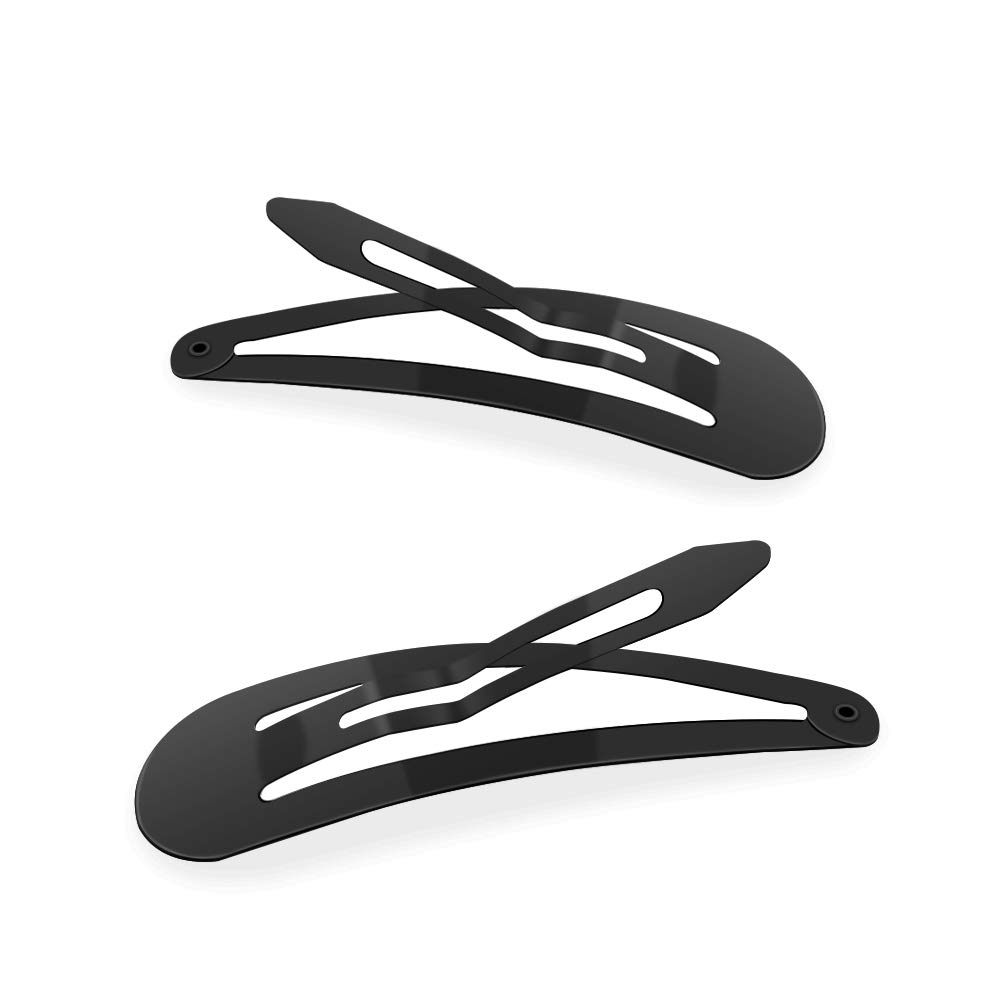 Hair Clips, ECADY (100-Pack 20 Colors) Non-Slip Snap Barrettes for Girls, Women, Kids - 2 Inch : Beauty