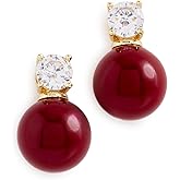 SHASHI Women's Lacquer Le Rouge Earrings