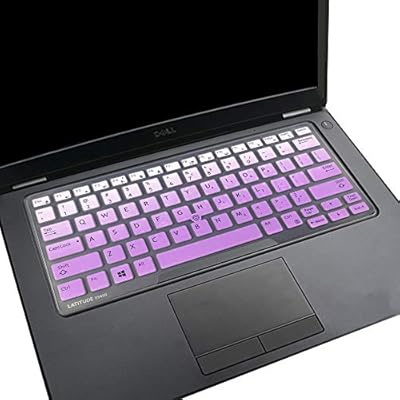 Keyboard Cover Skin For Dell Latitude 14 Inch Dell Latitude 5480 5490 7480 7490 Latitude 3340 340 350 440 Dell Latitude E5450 E5470 E5480 E5490 E5491 E7450 E7470 E7480 Us Layout Gradualpurple Amazon Sg Electronics