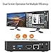 Z83-F Mini PC, Intel Atom x5-Z8350 Processor (2M Cache, up to 1.92 GHz)4K/4GB/64GB 1000Mbps LAN 2.4/5.8G Dual Band WiFi BT 4.0 with HDMI and VGA Ports, Fanless Computer