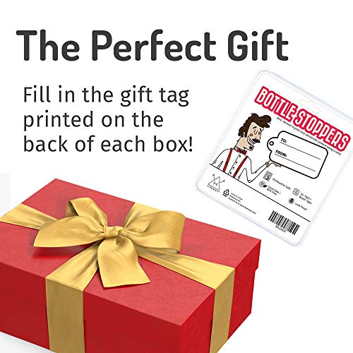 Hawwwy Funny Wine Stoppers, 5 Pack Hilarious Bottle Topper Sayings Cute