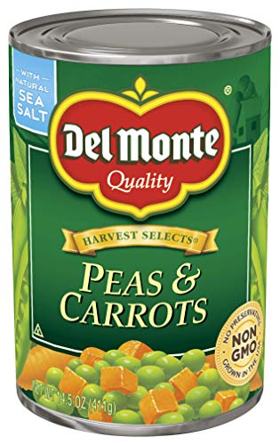 Del Monte Canned Harvest Select Peas & Carrots, 14.5-Ounce