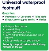 BundleBean GO Universal Waterproof Footmuff Navy Flamingo view 5
