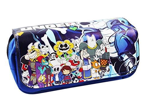 Undertale Game Cartoon Comic Cosmetic/Pencil Zipper Bag In Gift box by Superheroes