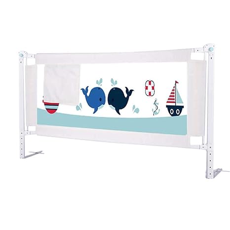 Bettgitter- Baby Bett Schiene Mit Kindersicherung, Infant Long Bedrail Kinder Mesh Geländer Für Queen & King-Size-Bett, 1.8m 2m (größe : 200cm)