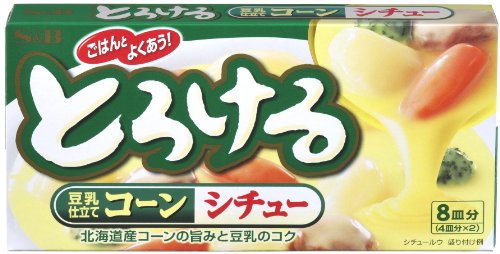 S&B TOROKERU TASTY SOYMILK & CORN STEW SAUCE MIX 5.6OZ, PACK OF 1