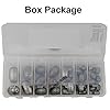 Shaddock-Fishing-42pcsbox-Assorted-Size-Egg-Fishing-Sinker-Weights-Kit-Saltwater-Fishing-Weights-Total-186OZ-in-A-Handy-Box