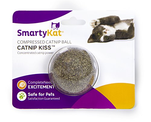 SmartyKat Catnip Kiss Cat Toy Compressed Catnip Ball