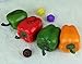 Gresorth 50pcs Artificial Simulation Red Green Pepper Chili Home Kitchen Food Toy Decoration Photography Props