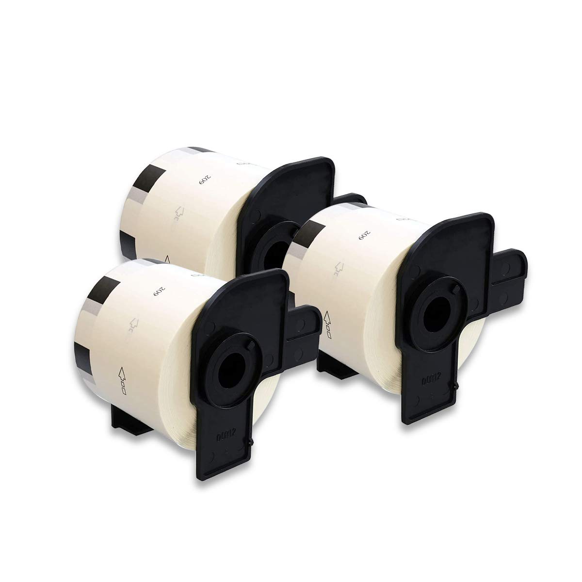 3×DOREE DK-11209 29mm x 62mm Small Address Labels Compatible for Brother P-Touch QL-500 QL-500BW QL-570 QL-580 QL-700 QL-710W QL-800 QL-810W QL-820NWB QL-1110NWB QL-1100 QL-1060N QL-1050