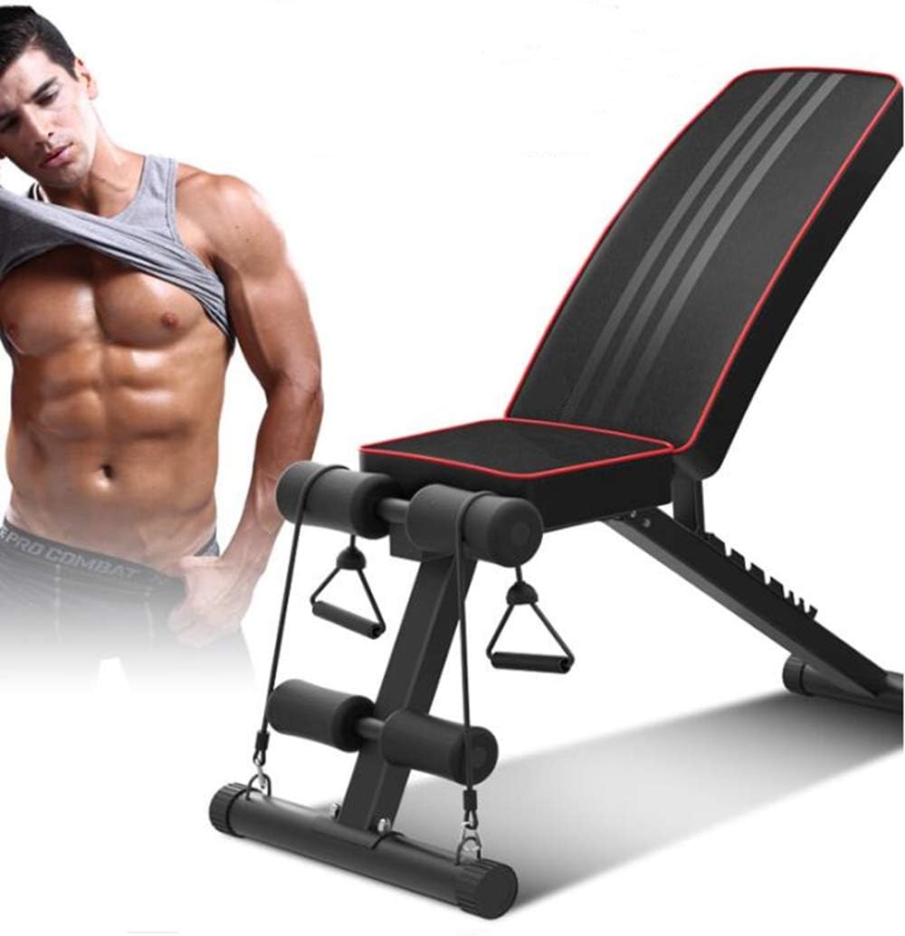 Weight Bench, Sit Up Bench,Capacity Weight Bench for Weight Training and Ab Exercises Flat Weight Workout Exercise Bench Foldable Utility Bench