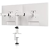Pholiten Dual Monitor Stand, Heavy Duty Adjustable