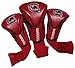 Team Golf NCAA South Carolina Gamecocks Contour Golf Club Headcovers (3 Count), Numbered 1, 3, & X, Fits Oversized Drivers, Utility, Rescue & Fairway Clubs, Velour lined for Extra Club Protection