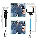 Stalion Pocket-Size Bluetooth Selfie Stick for Smartphones - Jet Black