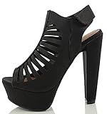 Marco Republic Milan Womens Peep Toe Slingback Velcro Closure Ankle Strap Chunky Heels Sandals Pumps