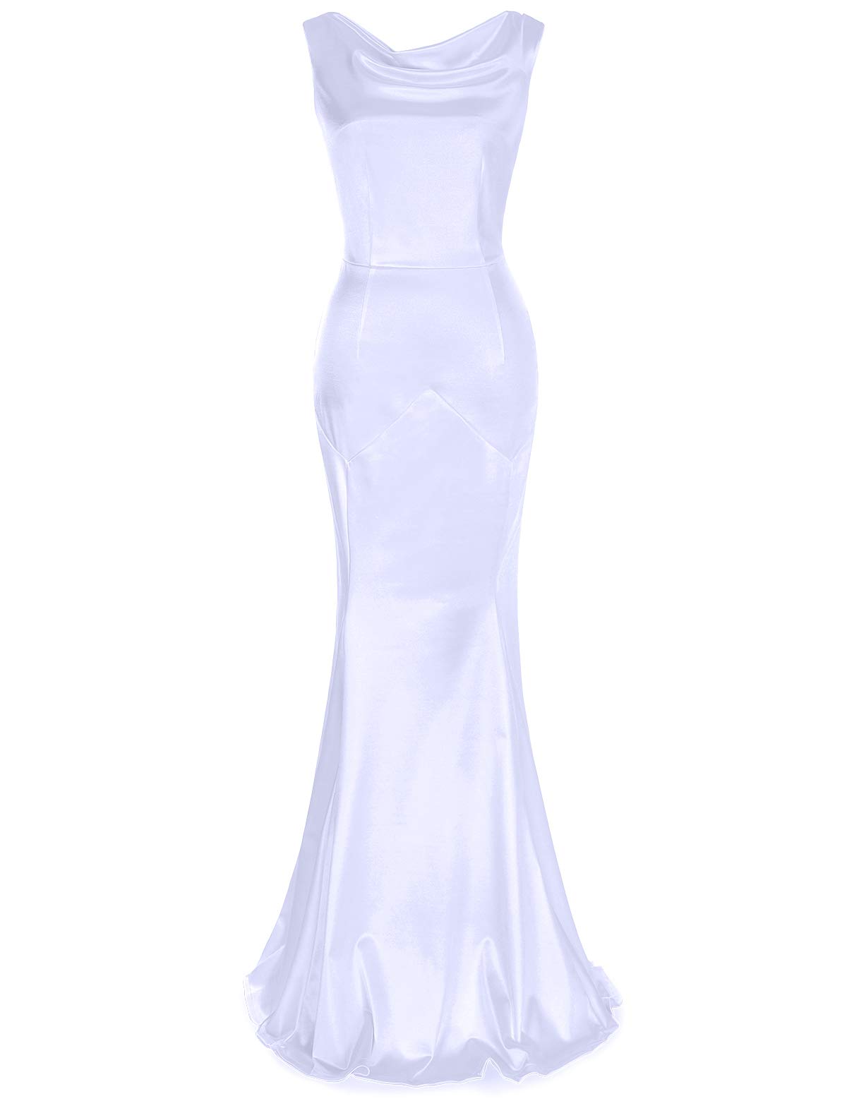 MUXXN Women's 30s Brief Elegant Mermaid Simple Wedding Birdesmaid Evening  Dress (Light Purple 2XL) in Kenya | Whizz Dresses