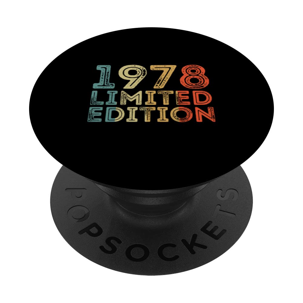 1978 Vintage Birthday Vintage Retro PopSockets Swappable PopGrip