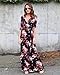 Hot Sale!Women Long Dress,Canserin Women's 2017 New V Neck Boho Floral Print Long Maxi Dress Evening Party Sundress Beach Dress