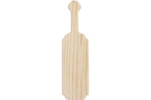 FameFame 15 inch Sorority Paddle, Greek Fraternity Solid Wood, Unfinished Pine Wooden Paddle