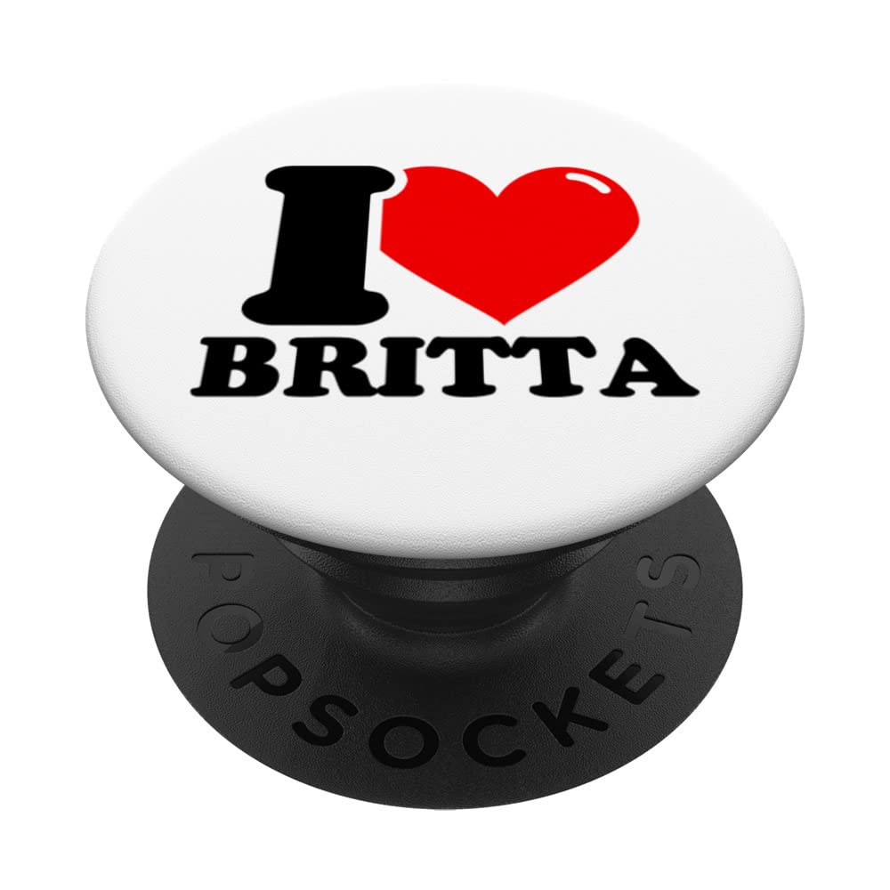 I LOVE Britta PopSockets Swappable PopGrip