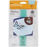 Cuttlebug Cricut Cuttlebug Embossing Folder and Border, 5 by 7-Inch, Feather Illusion