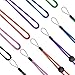 YOUOWO 6 Pack 6 Colours Nylon Wrist Lanyard Adjustable Length,For Flashlight Wallet USB Flash Drive Hand Strap Cell Phone Charms Key ID Card Badge Holder