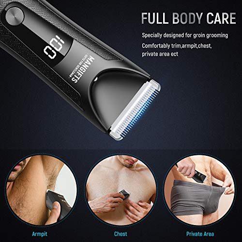 LORYCONY Pubic Hair Trimmer for Men,Updated Professional Groin Body