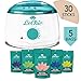 LeChic - Wax Warmer Hair Removal - Wax Kit - 5 Bags of Hard Wax Beans & 30 Wax Applicator Sticks - Waxing Kit - Step by Step Guide - Wax Beads - Hard Wax - Painlessly Remove Hair From Bikini Arm Legs