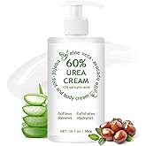 60% Urea Cream Maximum Strength, 10.1 oz - Foot & Hand Cream for Dry Cracked Skin, Callus Remover, with 2% Salicylic Acid - Deep Moisturizer for Cracked Heels, Rough Elbows & Knees - Fast Absorbing