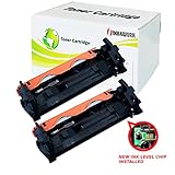 INK4WORK Compatible [with Chip] Replacement for HP CF217A 17A Toner Cartridge for Laserjet Pro M102a M102w M130a M130fn M130fw M130nw (Black, 2-Pack)