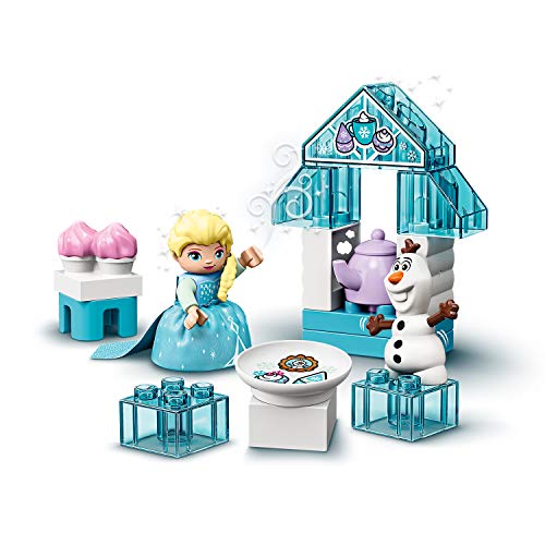 LEGO 10920 DUPLO Elsas und Olafs EIS-Café aus Die Eiskönigin II, Spielzeug aus Bausteinen mit Cupcakes und Teekanne für… – Bild 3