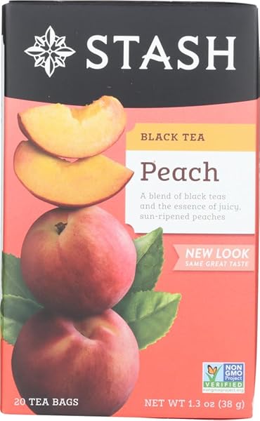 STASH TEA PEACH TEA, 20 CT, 2 PK