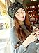 TAGOWELL Women Lace Flower Slouchy Beanie Hat Chemo Cancer Alopecia Turban Cap Black