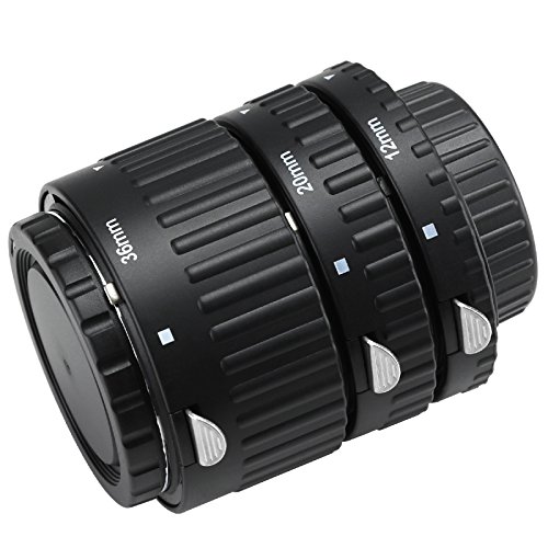 D & F mise au point automatique Macro Tube d’extension de gros Plans pour Nikon D3100, D3200, D3300, D5100, D5300, D750…