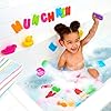 Munchkin-Learn-Bath-Toy-36-Bath-Foam-Letters-and-Numbers-Letters-A-Z-Numbers-0-9 Munchkin Learn Baby Bath Foam Letters & Numbers, Mess-Free Baby Bath Toys & Shower Toys, Sticks on Tiles & Porcelain…