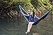 Hammock Suspension Tree Straps- Easy 16 Loops Straps Lightweight Stretch Resistant 11' Poly Webbed Strap With Triple & Carrying Bag - 500 Total Pounds- Universal Use For ENO, Grand Trunk (Blue)
