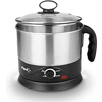 Pigeon by Stovekraft Kessel 1.2-Litre Multi-Purpose Kettle (Silver) 600W, Black