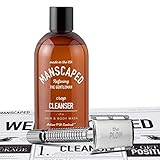Manscaped Shaving Bundle, Includes Men's Double Edged Safety Razor With Built-in Guard and Crop Preserver Ball Deodorant, plus Free Disposable Shaving Mats