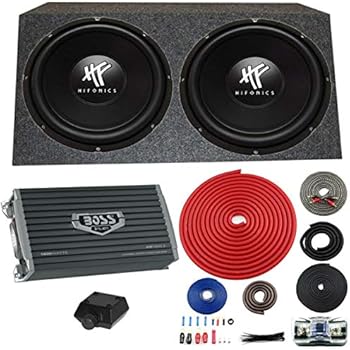 Amazon.com: 2) HIFONICS HFX12D4 12" 1600W Car DVC Subwoofers + Angled