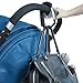 2 XLarge Carabiner Aluminum Stroller Hook, Great Organizer Assistant Clip Hanger for Mommy Or Daddy to Hang Diaper, Shopping Bags, Purses and More (Pink)