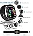 Bluetooth Smart Watch Touchscreen with Camera,Unlocked Watch Cell Phone with Sim Card Slot,Smart Wrist Watch,Waterproof Smartwatch Phone for Android Samsung IOS Iphone 7 6S Men Women Kids (black)