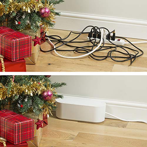 DLine Cable Management Box, Power Strip Holder, Floor Outlet Hiders